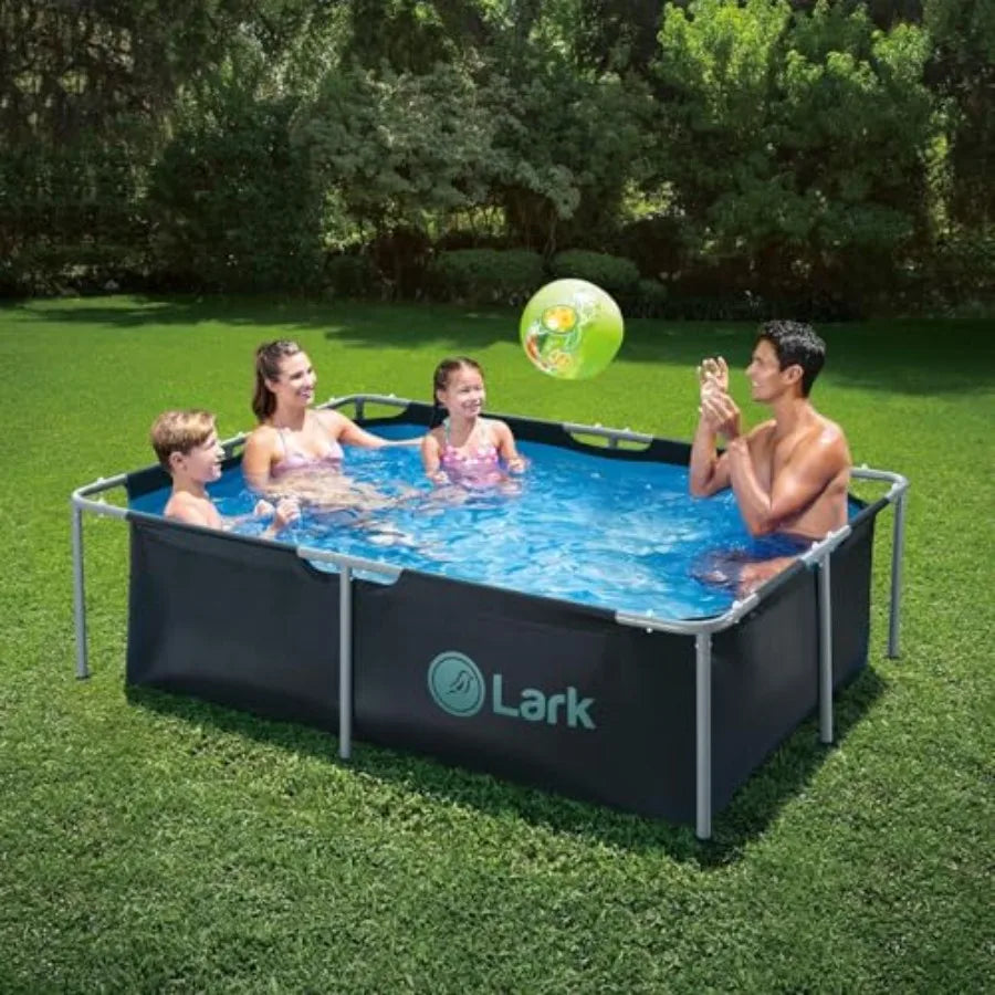 6' ft x 4' ft x 16.5 inches Above Ground Metal Frame Pool Puncture-Resistant