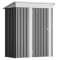 Outdoor Storage Shed 5 x 3 FT Lockable Metal Steel Anti-Corrosion Customized