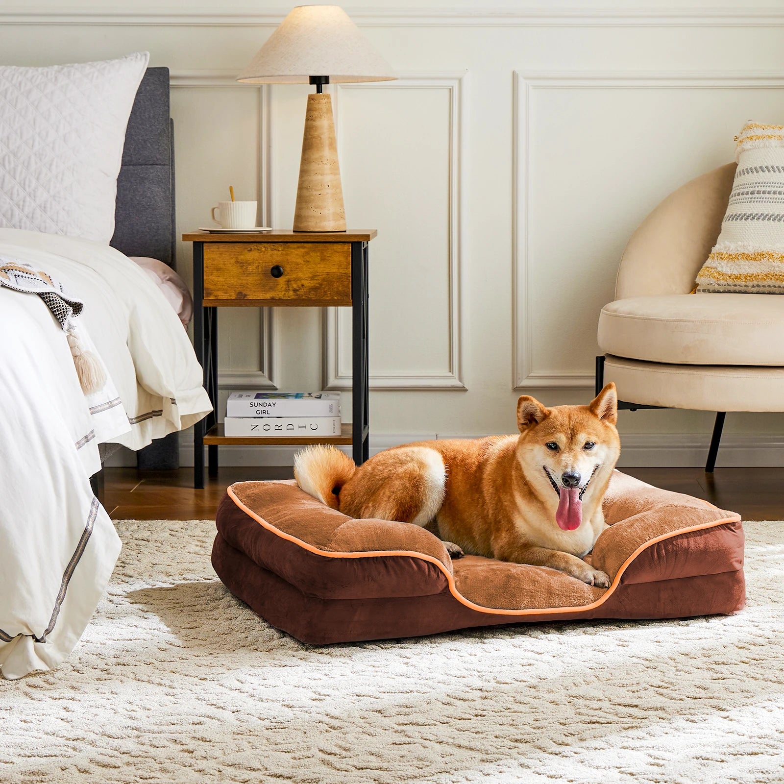 Orthopedic Dog Bed Memory Foam for Small Dogs