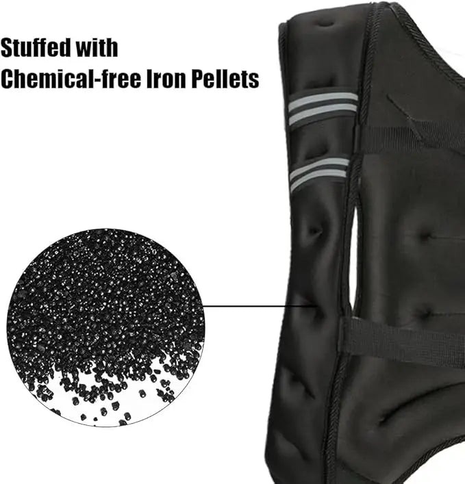 Weighted Vest for Men & Women12-30lbs Weights Included