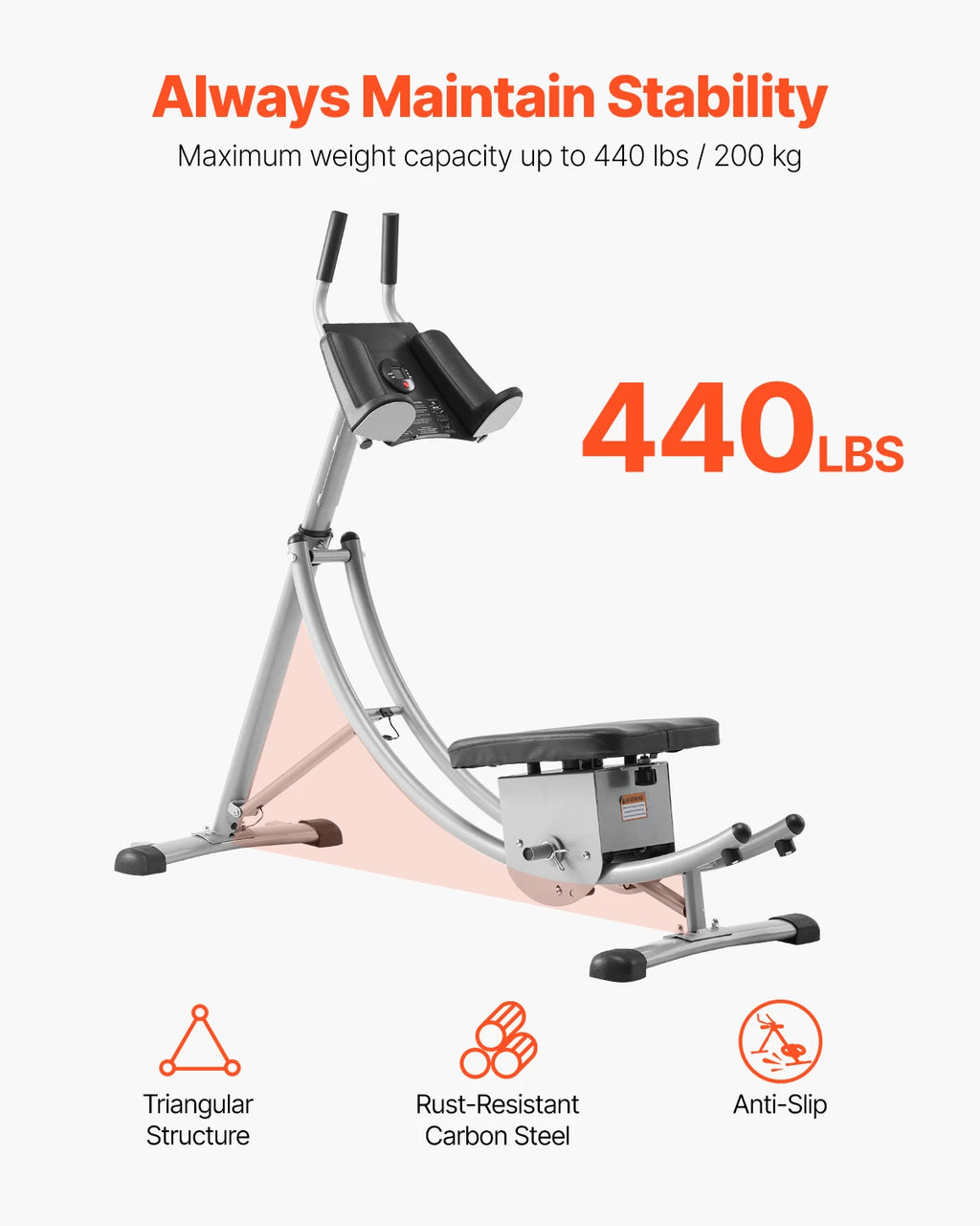 440lbs AB Workout Machine at Home Gym