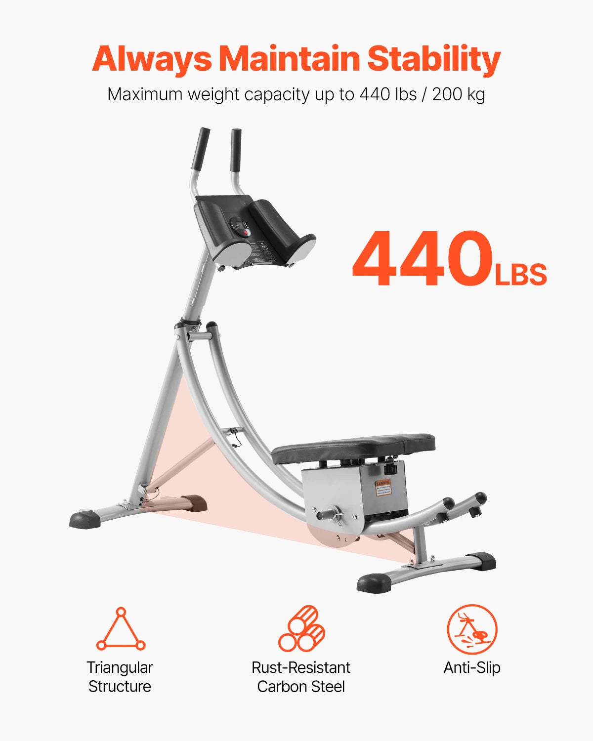440lbs AB Workout Machine at Home Gym