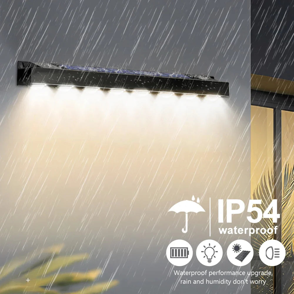 Solar Wall Light Outdoor 4/6/8LED Waterproof